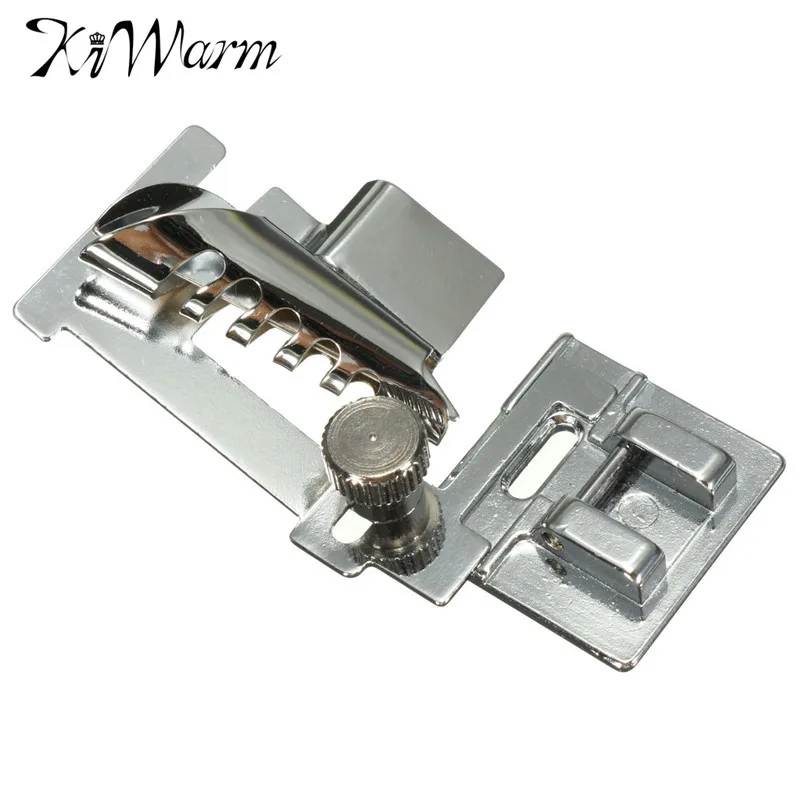 Kiwarm snapon المعدنية المنزلية الكهربائية آلة الخياطة التحيز الشريط ملزم بيندر قدم يصلح لجميع أدنى شانك الخياطة آلة
