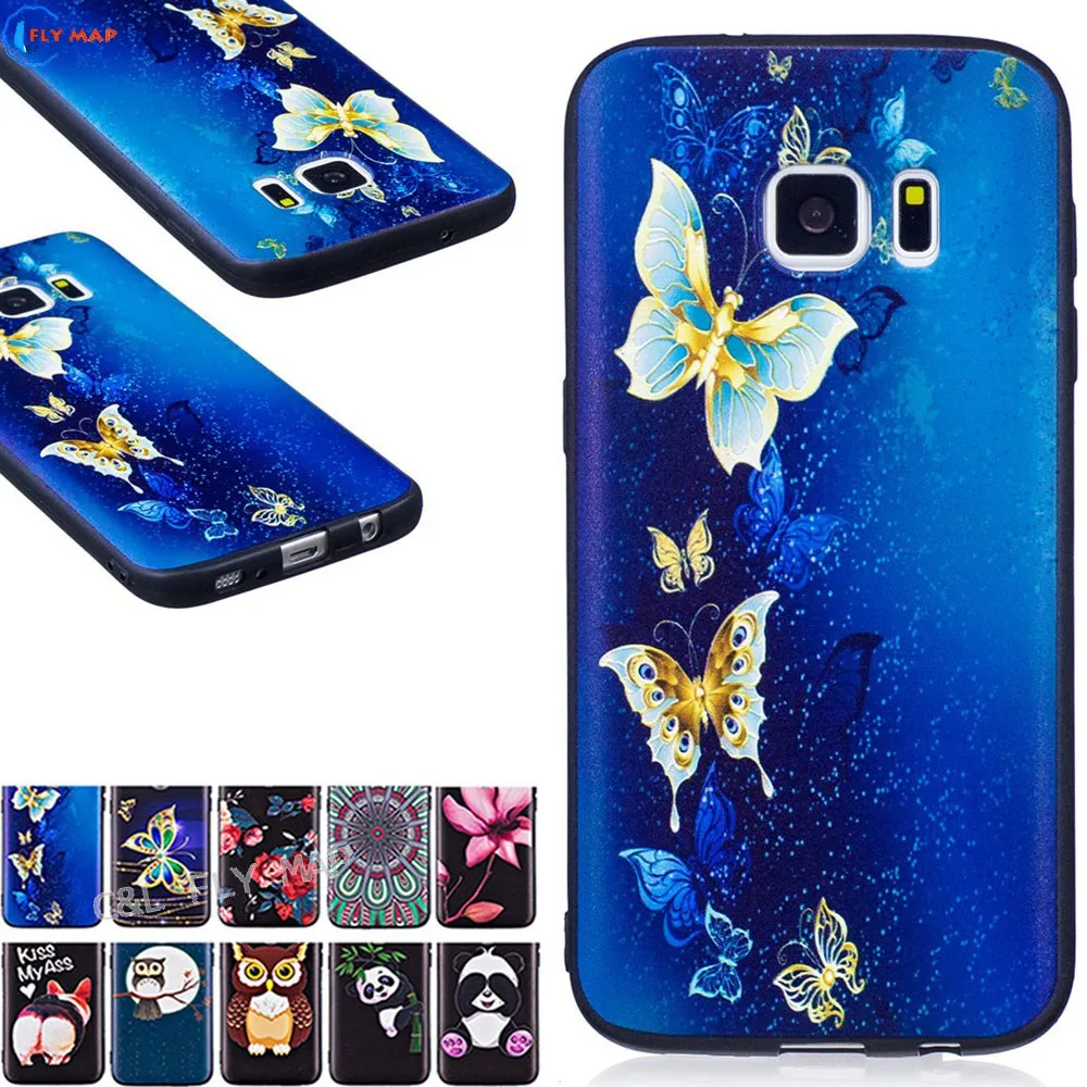 Рельефный ТПУ чехол для Samsung Galaxy S7 S 7 Hero G930F G930FD SM-G930F SM-G930FD G930U G930 SM-G930U мягкий
