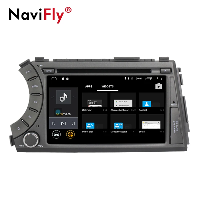 Excellent 7 inch 2 din Android 7.1 Car dvd radio player for Ssang yong SsangYong Kyron Actyon 2005-2013 Car gps stereo autoradio head unit 3
