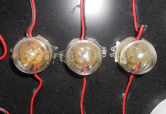 30 мм диаметр из светодиодов модуль 4 шт. 5 Dc12v вход 40 строка|led sl|string lanyardstring flower |