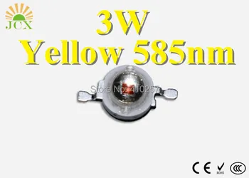 

sunlight yellow led 585nm chip = led emitter high power 3W leds