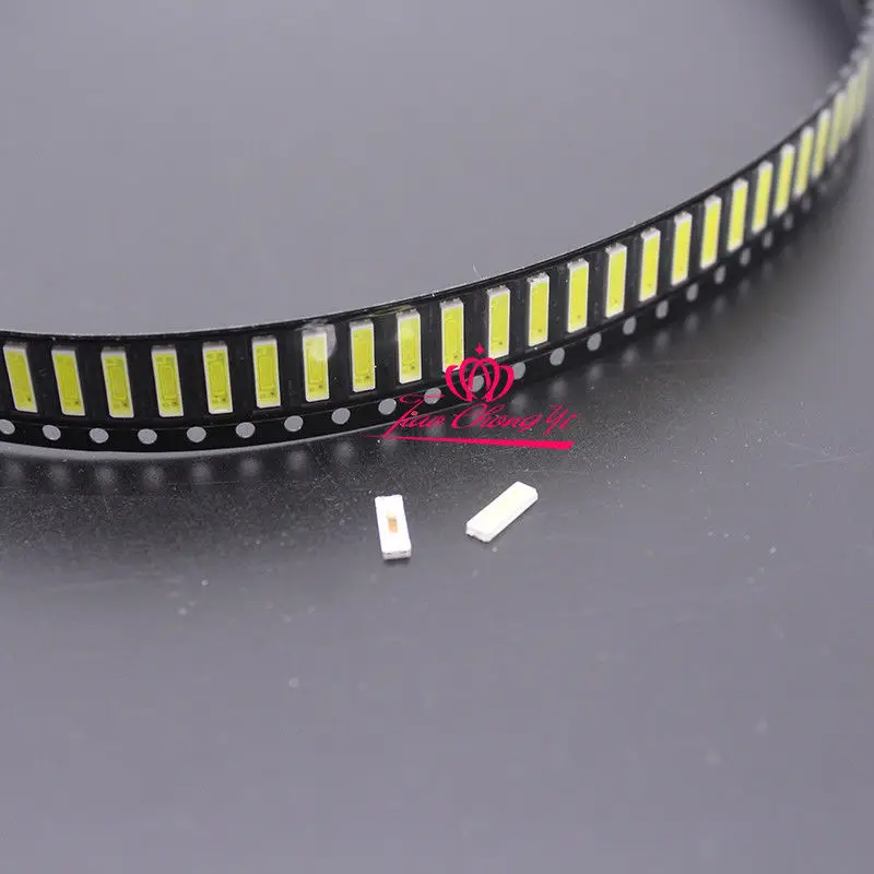 100 шт./партия светодиодные лампы 7020 SMD 6 в 0 5 Вт 10000 мА 80 лм|led bead 5w|led tv 6vled 10000k |