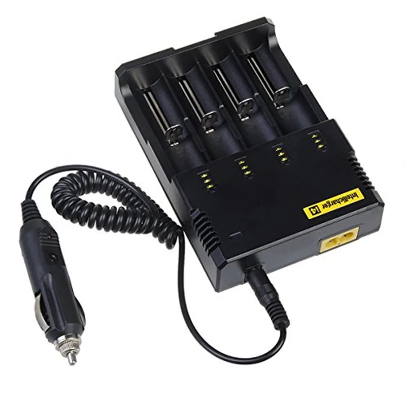 12 В автомобильный адаптер кабель для Nitecore intelli зарядное устройство i4 i2 d2 d4
