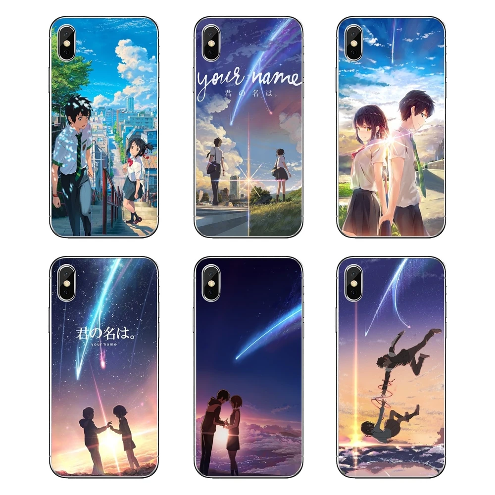 

Soft Transparent Cases Covers Your Name Japan Anime For LG G7 Q6 Q7 Q8 Q9 V30 X Power 2 3 For OnePlus 3T 5T 6T