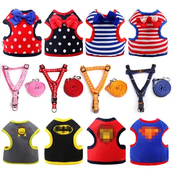 

petcircle hot Solid Jeans Pet dog Collars 14 colors girl leash for dogs Chest straps harness Puppy Adjustable Soft Breathable