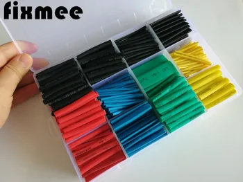 

Fixmee 530 Pcs Heat Shrink Tubing Tube Assortment Wire Cable Insulation Sleeving Set