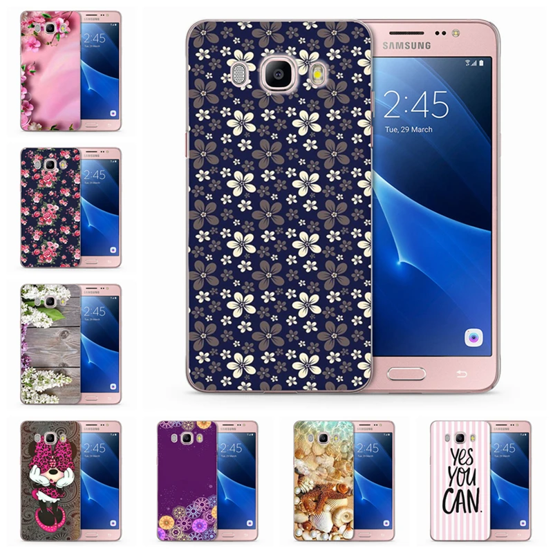 Цветок чехол для телефона Samsung Galaxy J1 J2 J3 J5 J7 prime J120 J320 J330 J530F Прозрачный Силиконовый