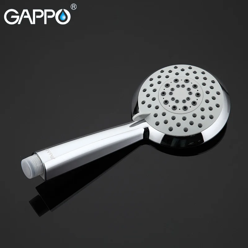GAPPO насадка для душа, водосберегающая насадка для душа с хромированным покрытием, Форсунка для ванной, усилитель воды, насадка для душа