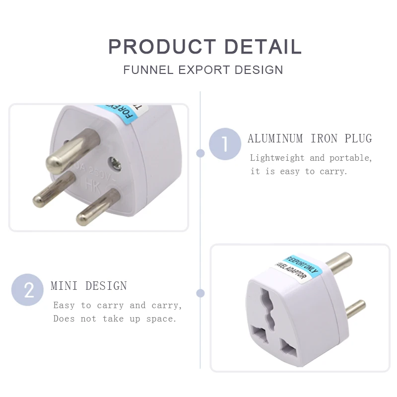 1 шт. индийский стандарт маленький Южноафриканский конверсионный разъем ЕС Великобритания США Австралия для трех круглых футов адаптеры 250 В 10A 600 Вт электрическая розетка