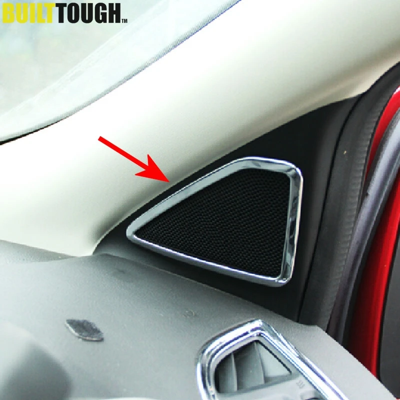 

FOR FORD ESCAPE KUGA 2013 2014 2015 2016 2017 2018 CHROME A PILLAR DOOR STEREO SPEAKER COVER TRIM BEZEL GARNISH COLLAR SURROUND
