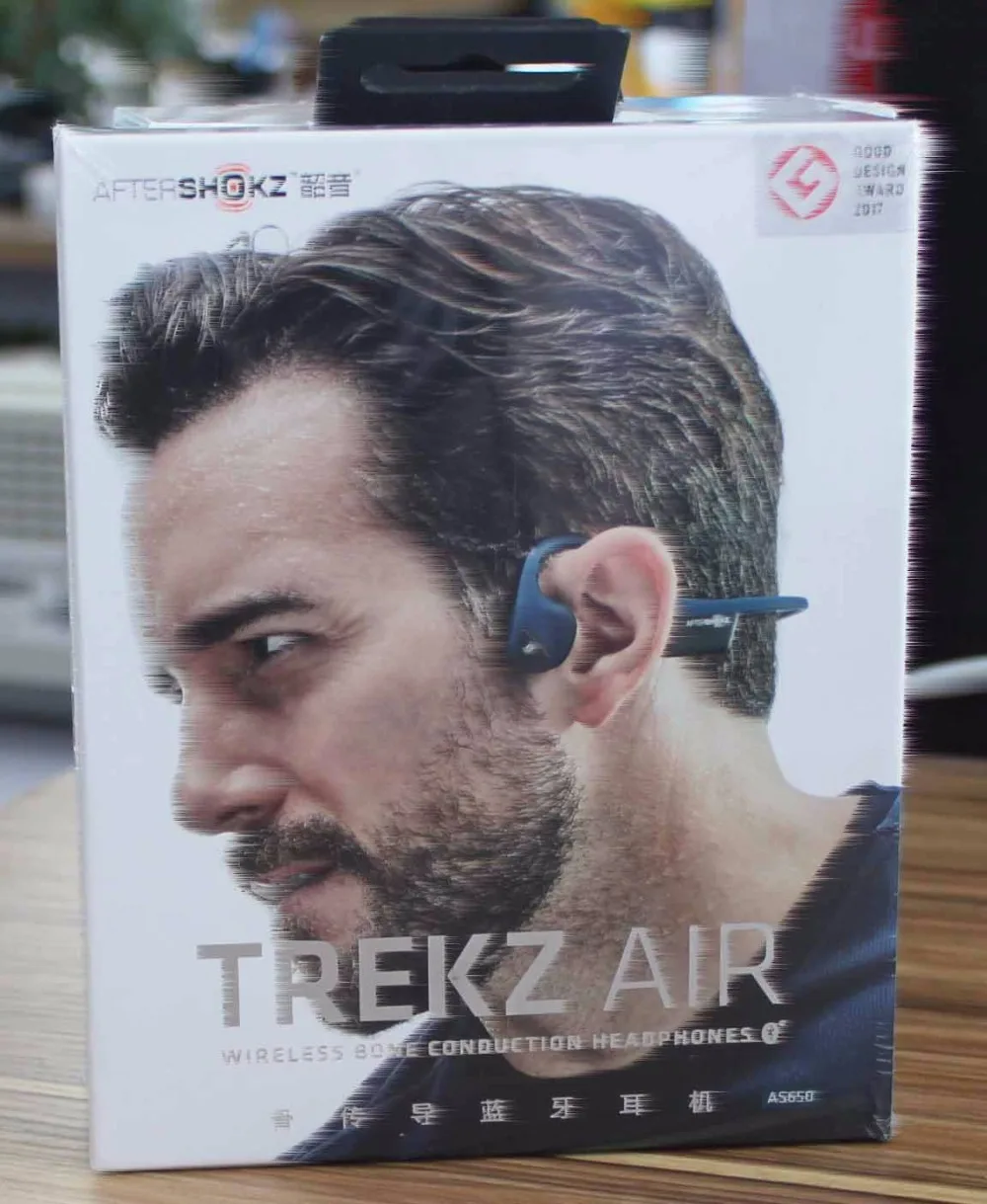 Cheap AFTERSHOKZ TREKZ AIR Bone Conduction Wireless Sport Neckband Headset Headphone Bluetooth Stereo Earphones Headsets for AS600/650 4