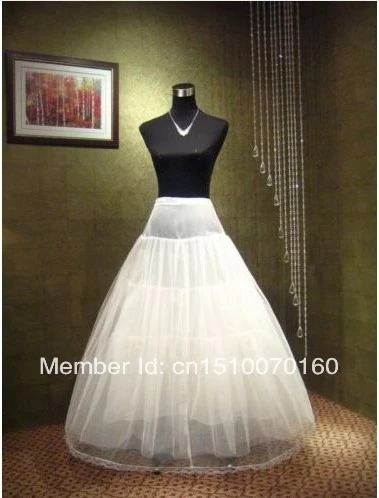 Горячая Распродажа,, трапециевидная белая свадебная Нижняя юбка, кринолин для свадебных платьев
