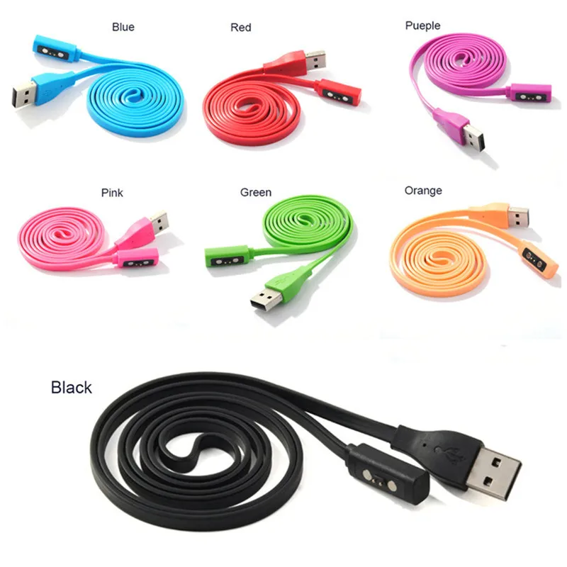 

1M for Pebble Time / Time Steel / Time Round Smart Watch USB Chargers Base Station Smart Watch USB Charger Charging Cable