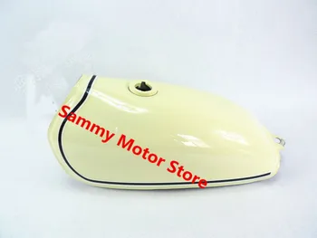 

Beige Color CG125 TD360 Gas Petrol Motorcycle Fuel Tank With Logo