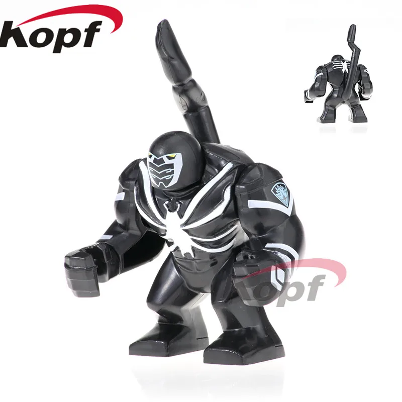

PG1816 Super Heroes Avengers Figures Venom Canis Latrans Deadpool Carnage Building Blocks Doll Education Gift Toys For Children