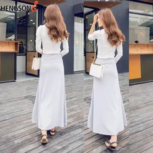 Повседневная элегантная длинная юбка стильная женская плиссированная Макси шифоновая юбка пляжная Бохо летняя юбка макси Jupe Femme