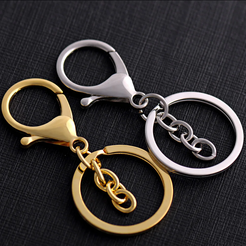 Gold Silver Color Keychian Key Chain Ring Accessoriesin Key Chains