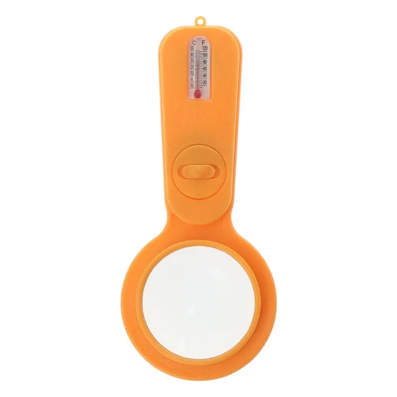 

5 in 1 Multifunctional Magnifier with Thermometer Compass and LED for Money Checking Outdoor Multifunctional Magnifier Loupe