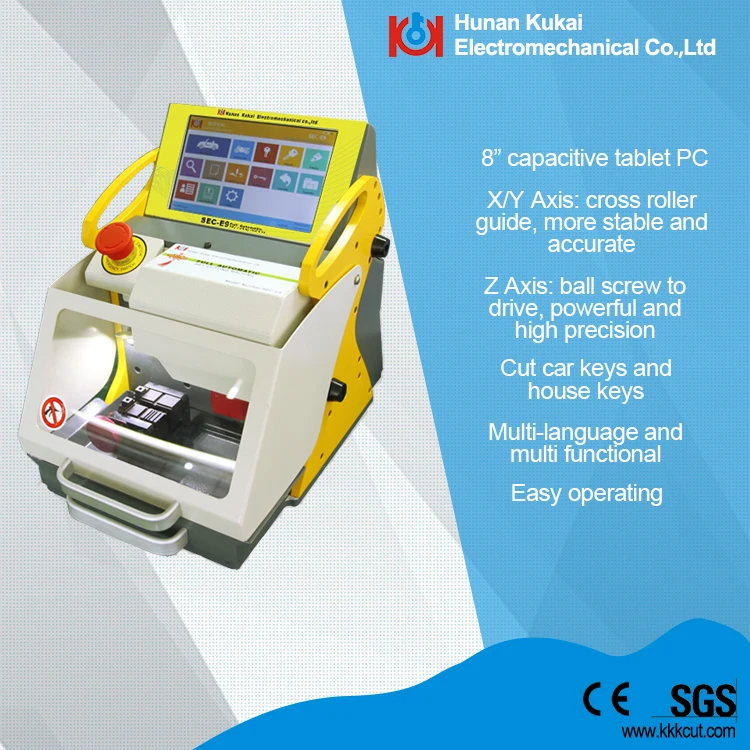 

Kukai 2019 High Quality Key Cutting Machine Fully Automatic Key Cutting Machine SEC-E9 Used Car Key Cutting Machine For Sale