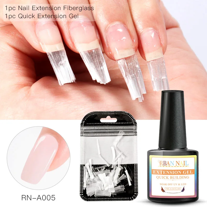 RBAN лак для ногтей, 7 мл, быстрое удлинение, полиуф-гель, прозрачный, белый, розовый, кристалл, светодиодный, акриловый, строительный гель, гель для ногтей - Цвет: ZH05125