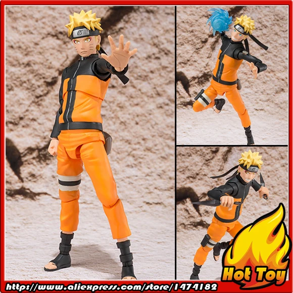 100% оригинальная эксклюзивная экшн фигурка BANDAI Tamashii Nation S.H. Фигуртс (SHF) Узумаки
