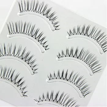 

by dhl 200sets 4pair/set Lashes Black Natural Thick Mink Eyelash Soft Long Handmade Makeup Fake Eye Lashes tools