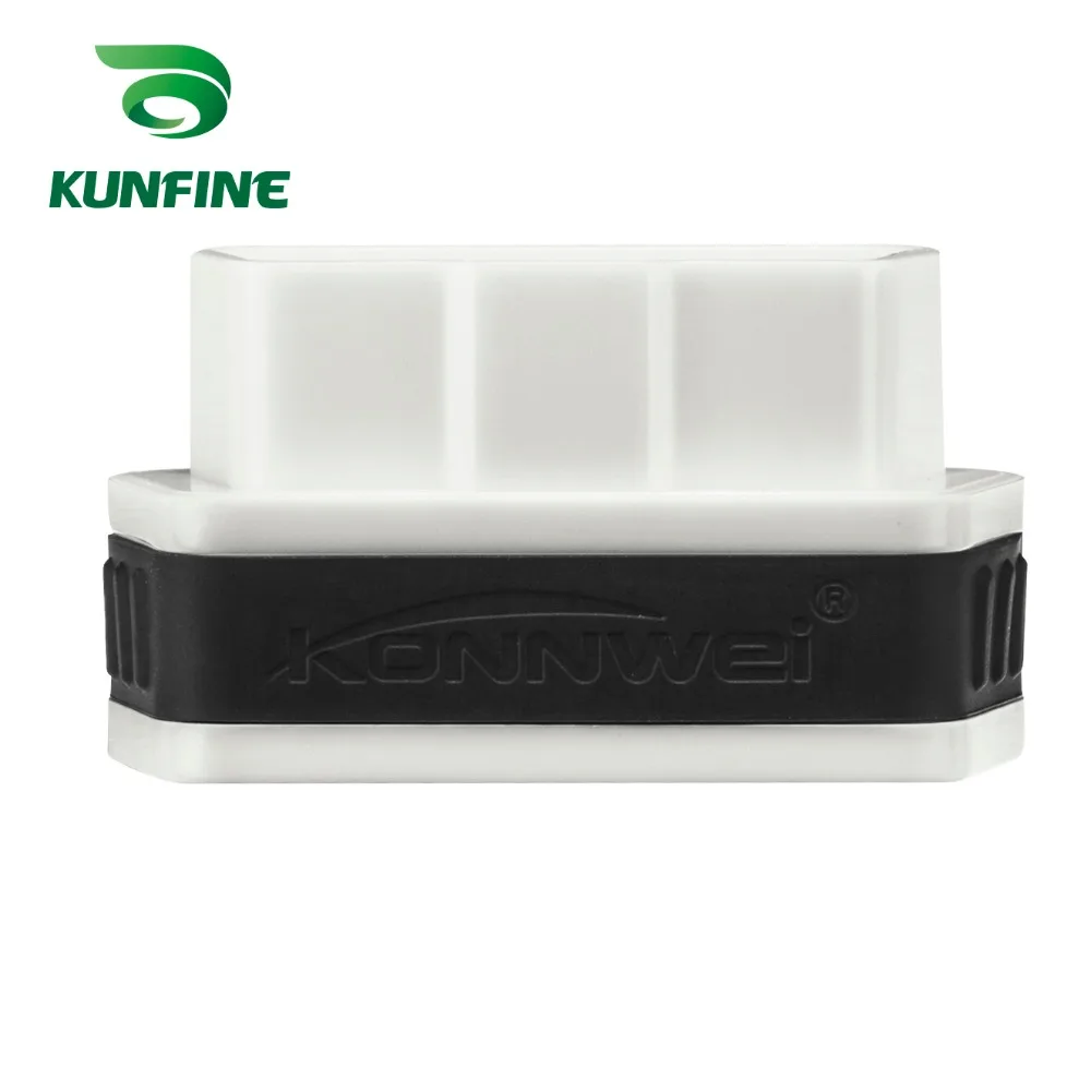 KUNFINE супер мини KW901 WI-FI ELM327 V1.5 ODB2 OBDII автомобиля диагностический сканер инструмент ELM 327 Code Reader Работает на iOS телефона Android