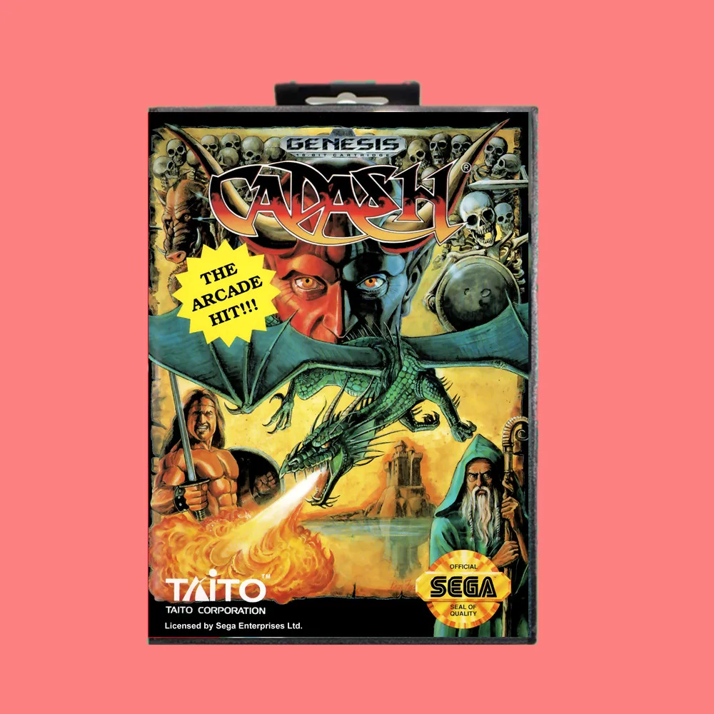 Игровая карта Cadash 16 Bit MD в комплекте Розничная коробка для Sega Genesis &amp Mega Drive |