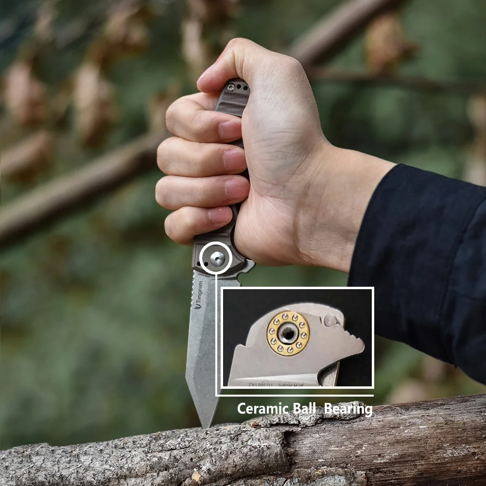 Охотничий нож от TANGRAM, походный нож, миниатюрный карманный нож, высококачественный походный нож для повседневного использования, инструменты для выживания