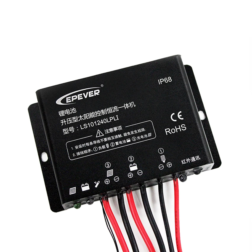 10A 12 V EPSOLAR LS101240LPLI солнечное зарядное устройство контроллер таймер IP67 Водонепроницаемая литиевая батарея