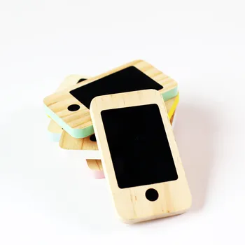 

Nordic INS Baby Room Wooden Toys Phone Rewritable Message Board Children's room Decoration Christmas Best Gifts For Kids