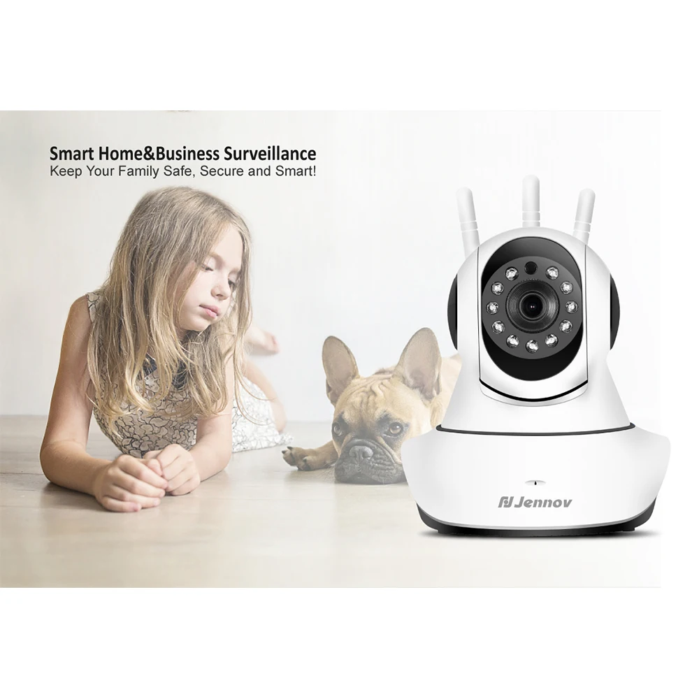 Jennov 1080P 2MP HD PTZ беспроводная домашняя камера видеонаблюдения ip-камера Wi-Fi Pet радионяня аудио P2P ONVIF CCTV