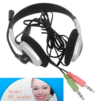 

HEADPHONE HEADSET EARPHONE MICROPHONE MIC FOR PC LAPTOP