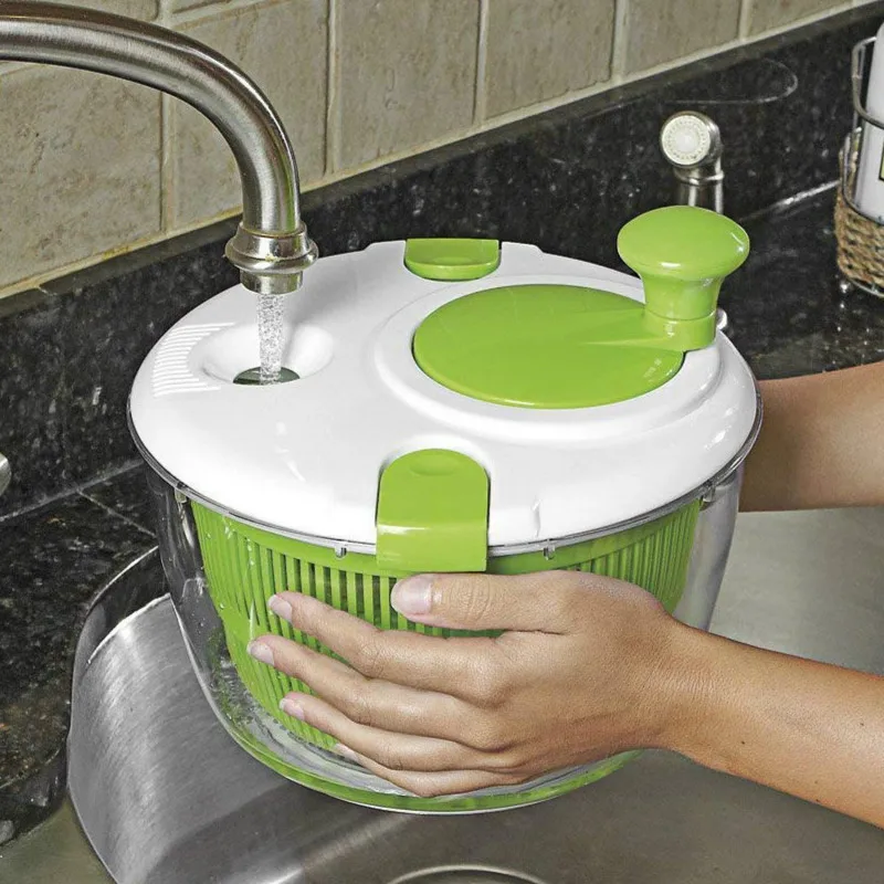 5qt травяной салат Спиннер BPA бесплатно Ручная сушилка для клатка овощей