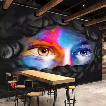 

Custom 3D Photo Wallpaper Personality Fashion Modern Beauty Mural Papel De Parede 3D Restaurant Cafe Bar Art Wall Decor Painting