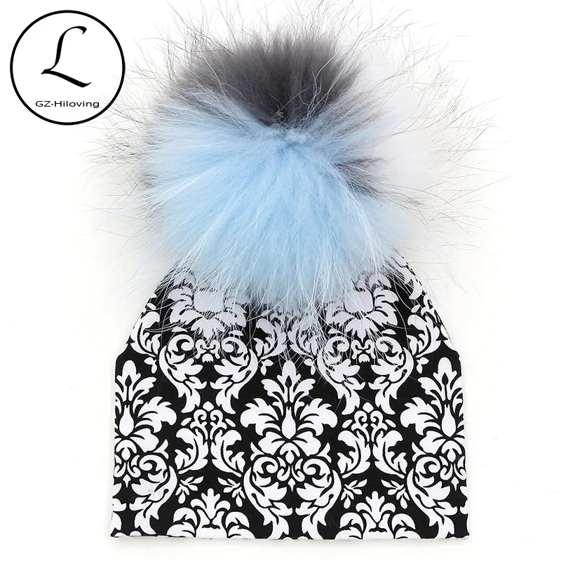 

GZHILOVINGL 2017 Spring Autumn Brand Baby Hat 0-6 Months Cotton Cap For Kids Boy Girl Children's Pom Pom Hats Caps Baby Beanie