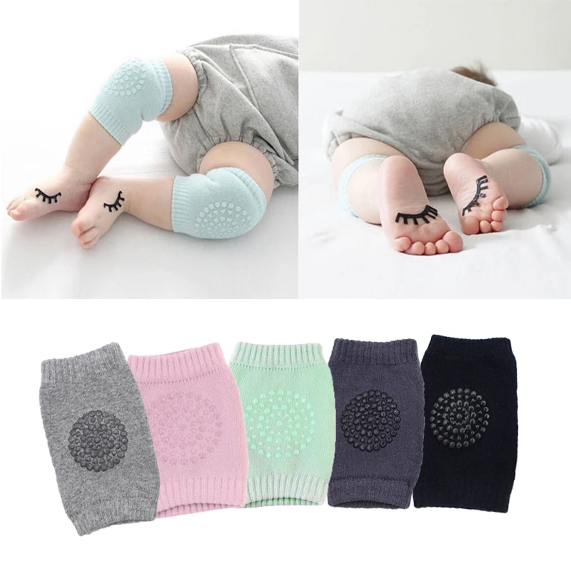 

Baby Cotton Knee Pad Kids Safety Crawling Elbow Cushion Infant Toddlers Baby Leg Warmer Knee Support Protector Baby Kneecap