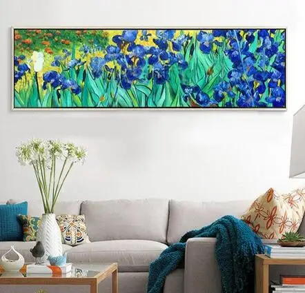 irises van gogh Starry Night
