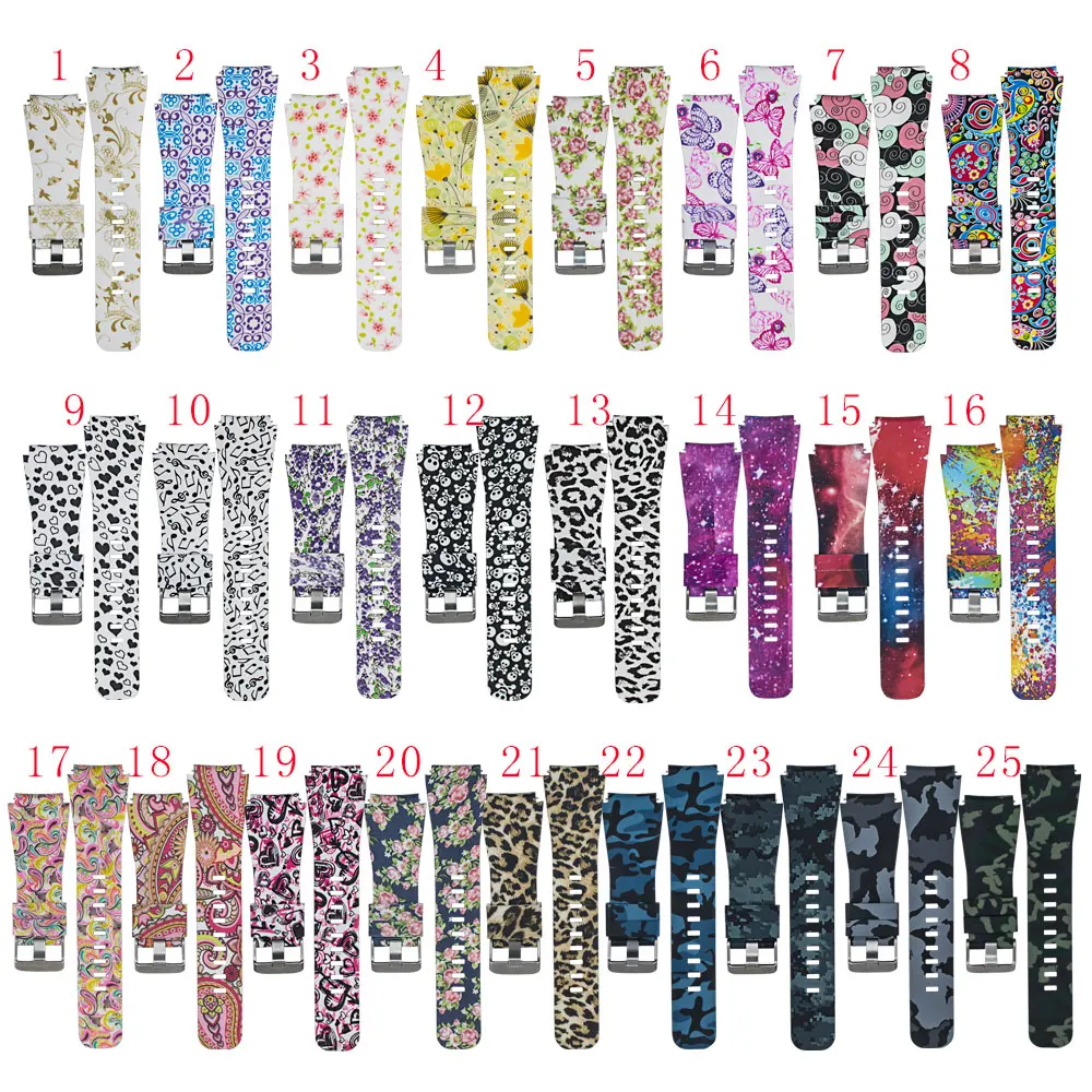 

ZUCZUG 15 Colors Strap for Huami Amazfit Stratos 1 2 Smart Watch 22mm Bands for Xiaomi Huami Amazfit Pace Replacement Band