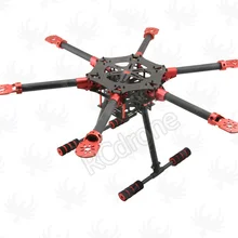 ВЧ 750 мм углеродное волокно складной FPV инопланетный Квадрокоптер рама аппарата комплект