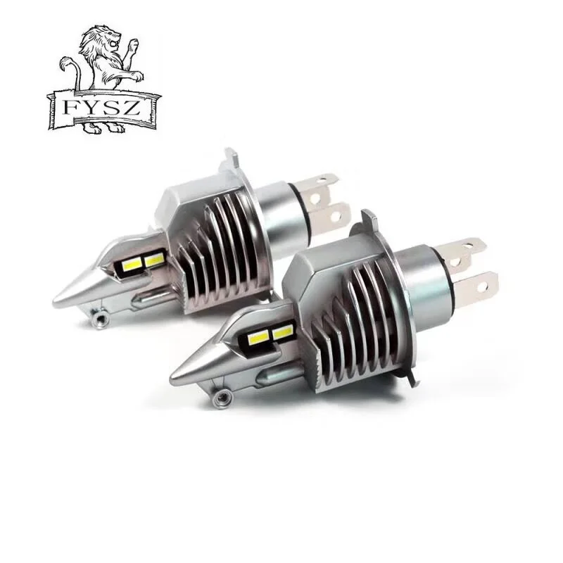 

2pcs Mini H4 LED 50W 10000LM 6000K12V-24V Radio Interference Error Car Headlight Bulbs EMC Light Bulb