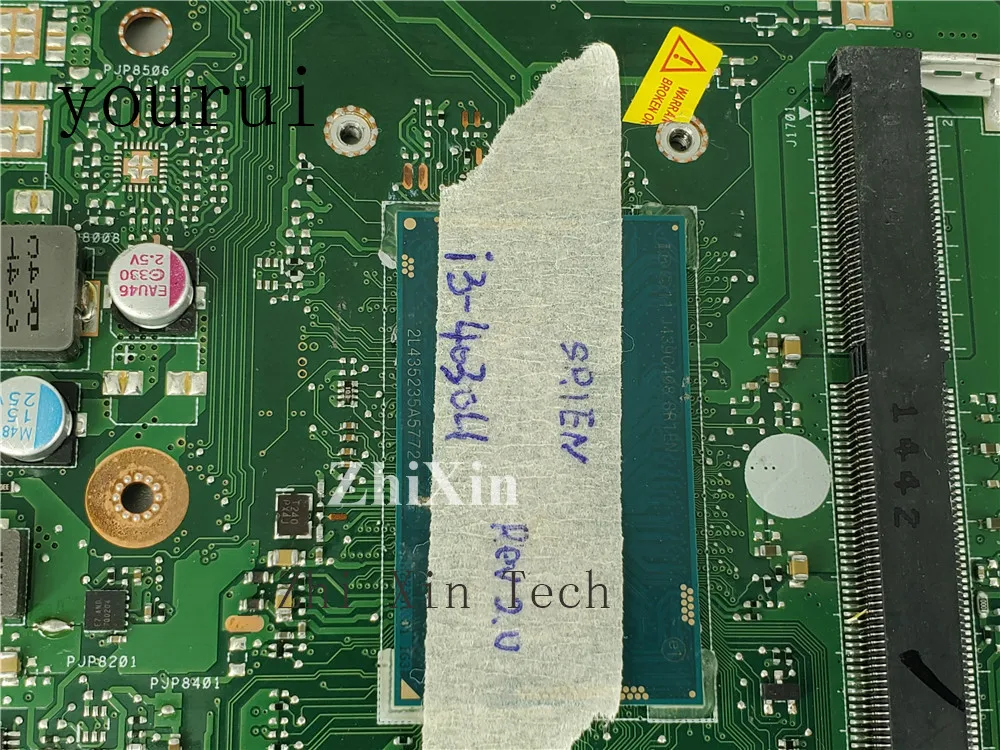  yourui For ASUS Original X555L X555LD Laptop Motherboard REV 2.0 Processor i3-4030u 4GB RAM Test al