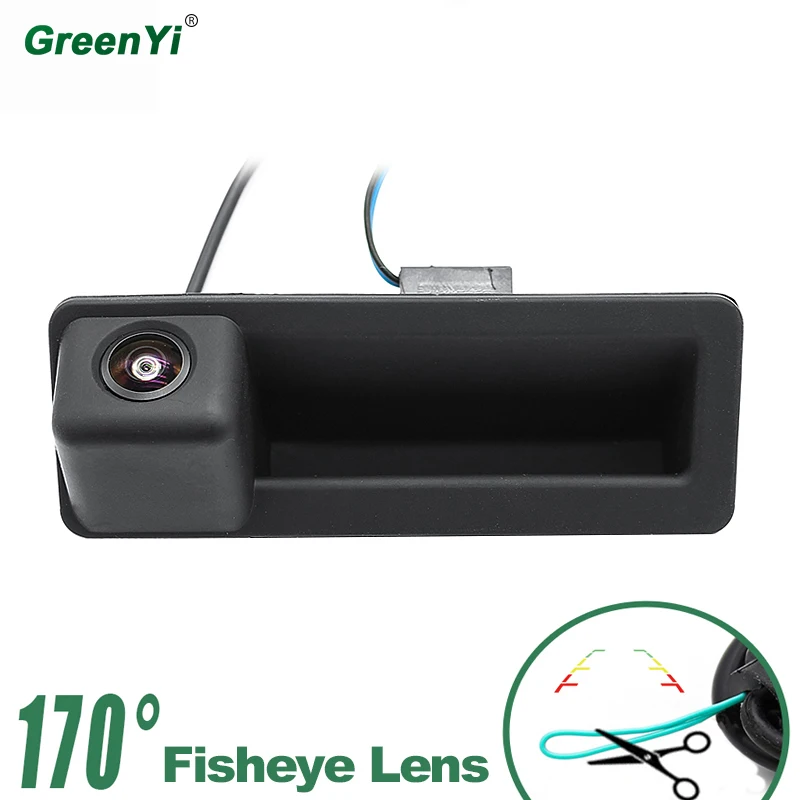 GreenYi MCCD 1280HD 170 градусов объектив «рыбий глаз» звездный свет; ночное зрение Автомобильная камера заднего вида для BMW 3 серии 5 X5 X6 E46 E39