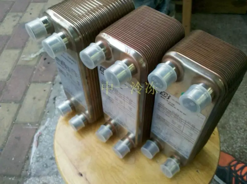 

The heat exchanger 40 plate type heat exchanger heat exchanger of stainless steel 3HP