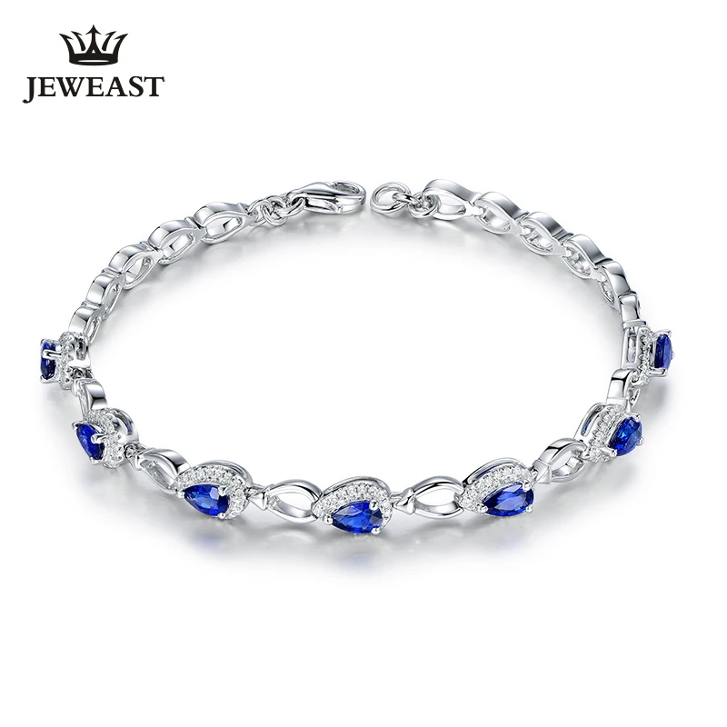 

Natural grape stone 18k Pure Gold Female Bracelets Fine Jewelry Gift Girl Thin Trendy Solid 750 Real Bangle Party Good Nice