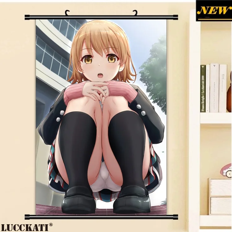 40X60 см Oregairu Yahari Ore no Seishun Love Come wa Machigatteiru loli мультфильм аниме стены картина