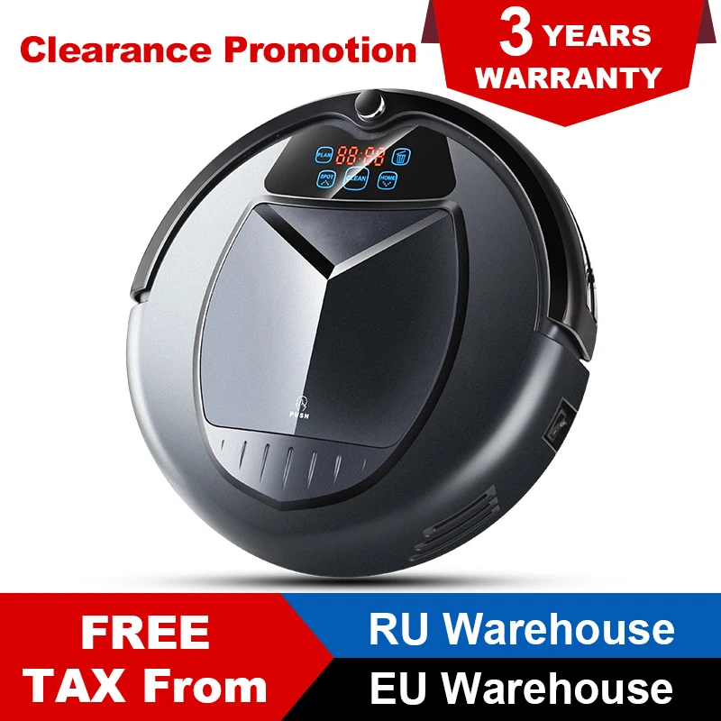 LIECTROUX B3000 Robot Vacuum Cleaner Virtual Blocker SelfCharge LED