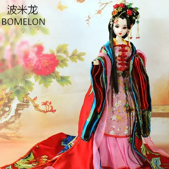 

High-end Handmade Chinese Dolls Ancient Costume Beauty Diao Chan 1/6 Bjd Jointed Doll Articulated Kids Toys Girls Birthday Gift