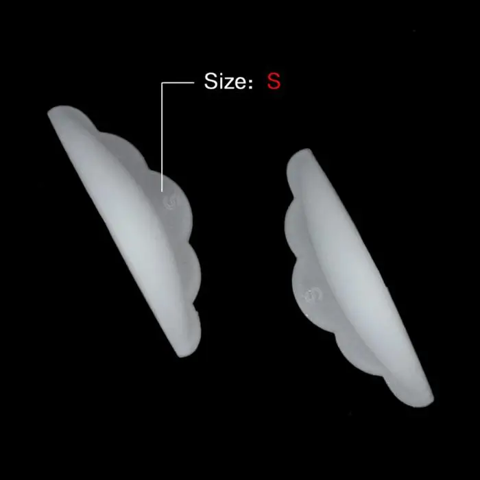 3 Pairs Silicone Eyelash Grafting Pads Set Eyelash Extension Beauty Eyelash Lifting Curlers Embedded Pads Eyes Makeup Tool Kits