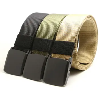

2018 Outdoor Automatic Buckle Nylon Belt Male Army Tactical Belt Men's Luxury Waist Designer Belts Men Strap